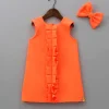 Discount Pleated Ruffled Design Scuba Dress With Matching Bowie Hair Clip Dresses & Sets | Dresses