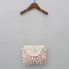 Fashion Pom Pom Detailed Multicolour Sling Bag Bags