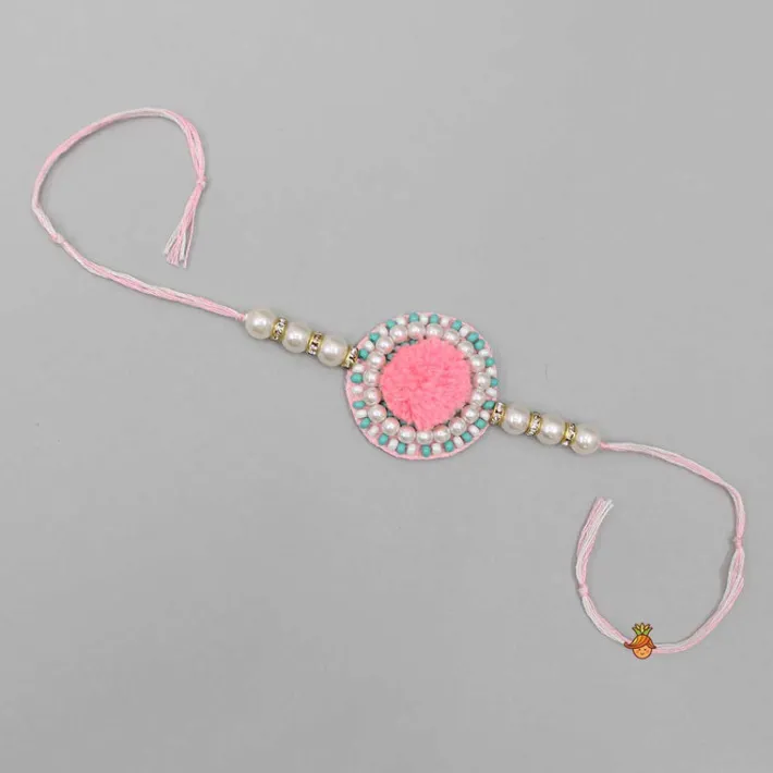 Fashion Pom Pom Enhanced Rakhi BOY Rakhis | Rakhis