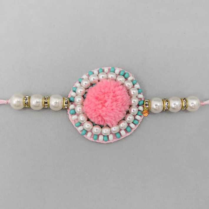 Fashion Pom Pom Enhanced Rakhi BOY Rakhis | Rakhis