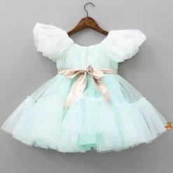 Hot Pretty Aqua Blue Party Wear Dress Dresses & Sets | Dresses