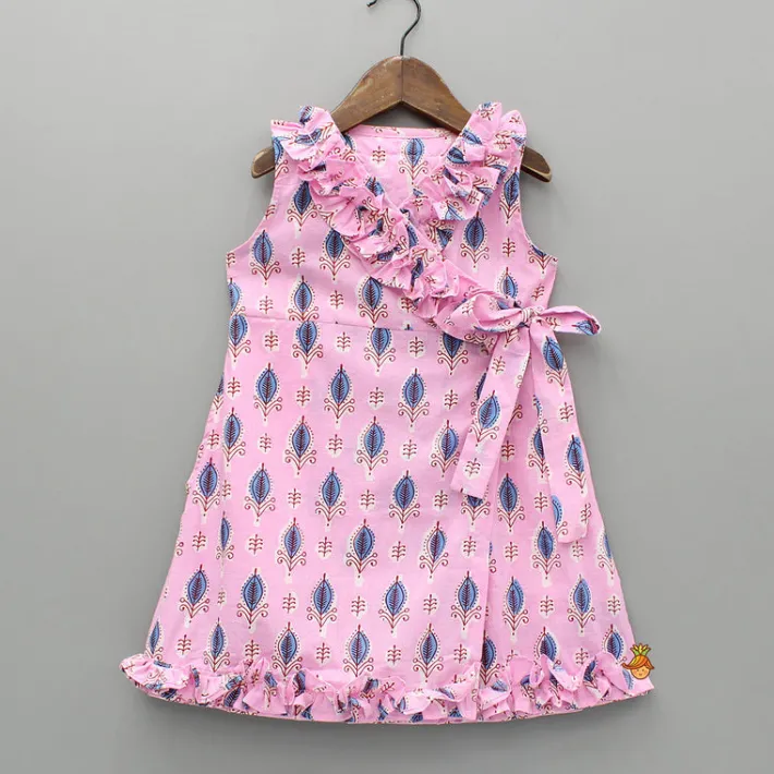 Outlet Print Wrap Around Dress Dresses & Sets | Dresses