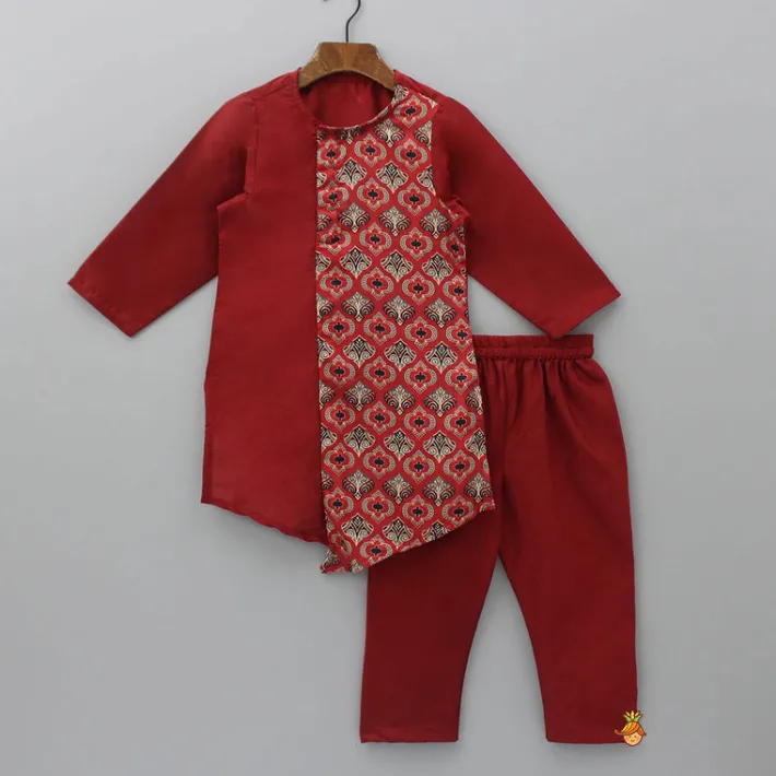 Best Printed Kurta And Churidar BOY Twinning Sets | Indian Ethnic Wear