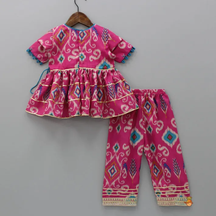 Fashion Printed Kurti And Matching Pant Twinning Sets | Ethnic Wear