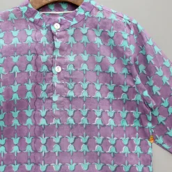 Discount Printed Mandarin Collar Shirt BOY Shirts & Tees