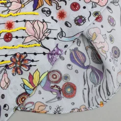 Discount Printed One Shoulder Top And Embroidered Cape With Matching Pant Dresses & Sets | Sets