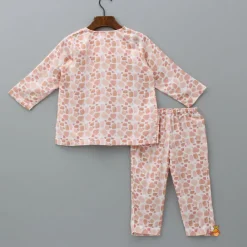 Best Printed Peach Bamboo Fabric Top And Pyjama BOY Sleep Wear | Sleepwear