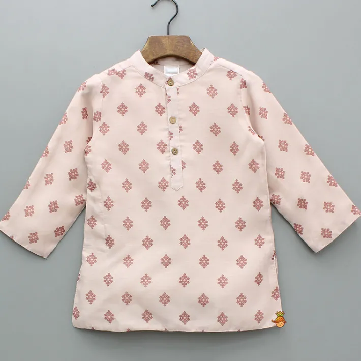 New Printed Silk Kurta With Multicolor Printed Jacket And Pyjama BOY Indian Ethnic Wear | Ethnic Sets