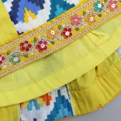 Fashion Printed Tie Up Strappy Kurti And Matching Pant Ethnic Wear | Churidars & Salwars
