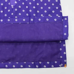 Sale Purple Bandhani Printed Open Jacket And Kurta With Churidar BOY Indian Ethnic Wear | Ethnic Sets