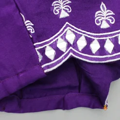 Outlet Purple Embroidered Top And Lehenga Ethnic Wear | Lehengas & Ghagras