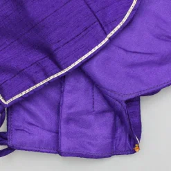 Best Purple Embroidered Top And Lehenga With Attached Pouch And Dupatta Ethnic Wear | Lehengas & Ghagras