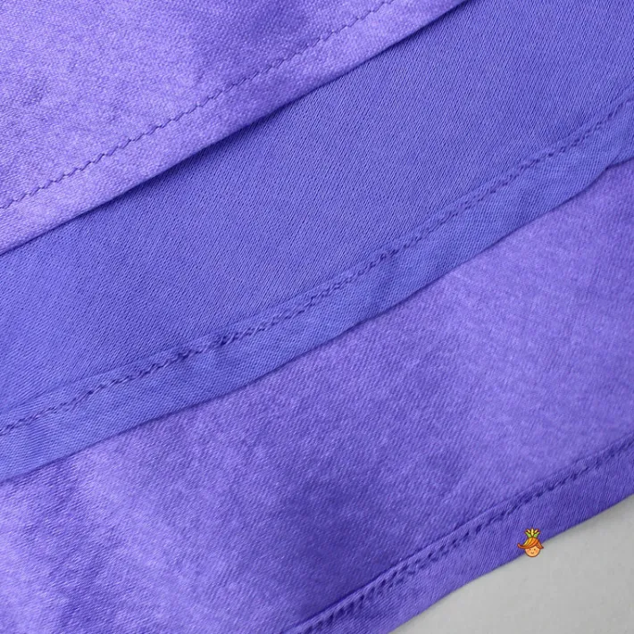 Best Purple Embroidered Top And Lehenga Twinning Sets | Ethnic Wear