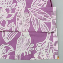 Clearance Purple Printed Kurta And Pyjama BOY Indian Ethnic Wear | Ethnic Sets