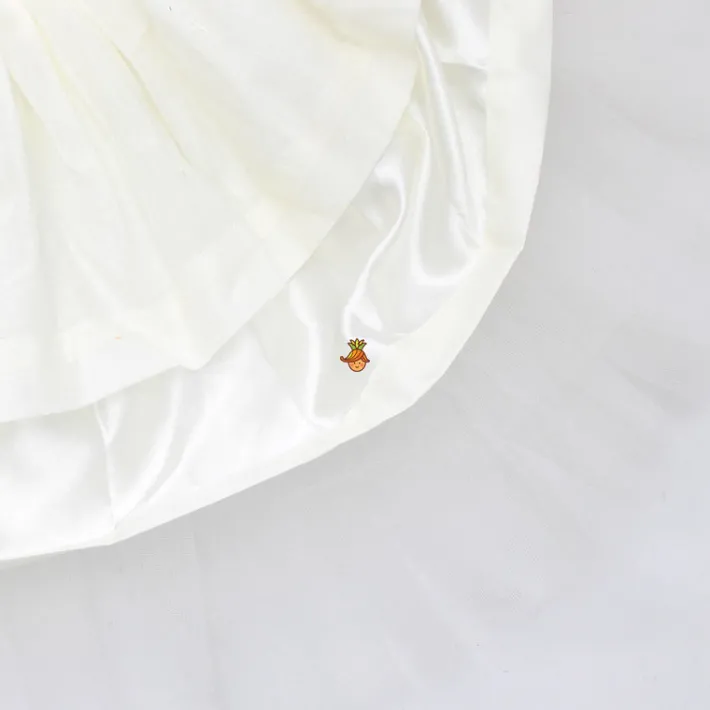 Outlet Rainbow and Pearl Detailed White Party Dress Dresses & Sets | Dresses