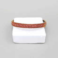 Sale Red Artificial Stones Embellished Hairband Hair Accessories | Hair Bands
