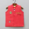 Sale Red Beads Embroidered Jacket BOY Indian Ethnic Wear | Ethnic Jackets