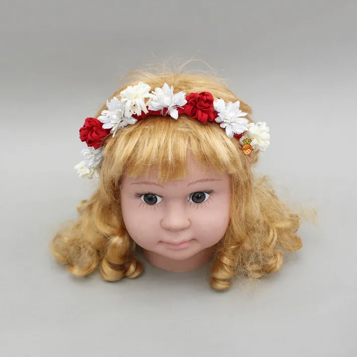 Discount Red Braided Embellished Head Band Hair Accessories | Head Bands