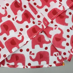 Best Red Elephant Printed Kurta And Pyjama BOY Indian Ethnic Wear | Ethnic Sets
