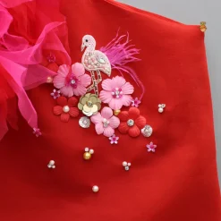 Best Red Embellished One Shoulder Dress Dresses & Sets | Dresses
