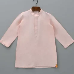 Discount Red Jacket With Gota Work Patch And Kurta With Pyjama BOY Indian Ethnic Wear | Ethnic Sets