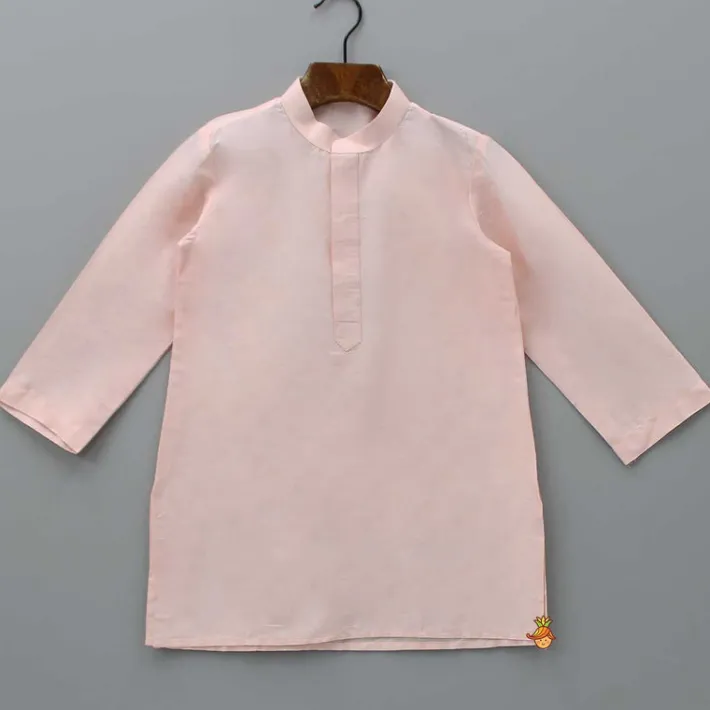 Discount Red Jacket With Gota Work Patch And Kurta With Pyjama BOY Indian Ethnic Wear | Ethnic Sets