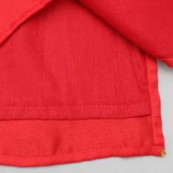 Sale Red Kurta With Embroidered Front Open Jacket And Pyjama BOY Indian Ethnic Wear | Ethnic Sets