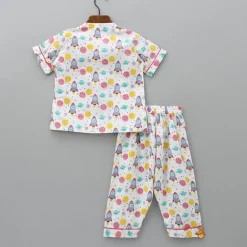 Outlet Round Neck Cotton Space Theme Printed Sleepwear BOY Sleep Wear | Sleepwear
