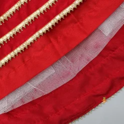 Sale Round Neck Red Kurti With Heavy Embroidered Jacket Ethnic Wear | Kurtis & Jumpsuits