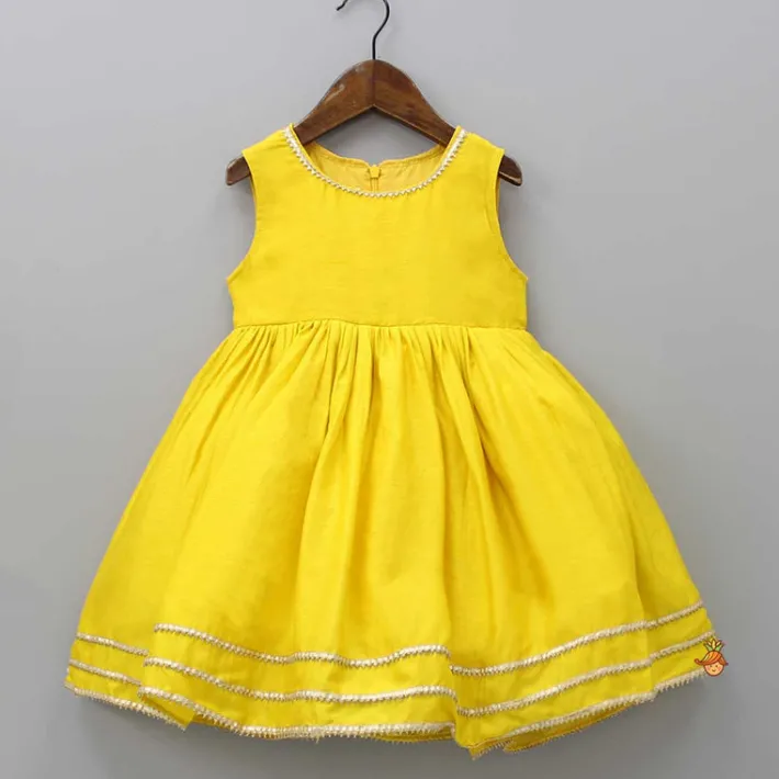 Fashion Round Neck Yellow Kurti With Heavy Embroidered Jacket Ethnic Wear | Kurtis & Jumpsuits