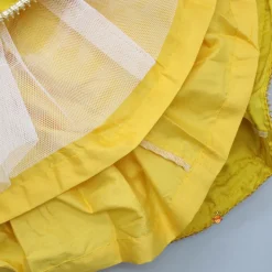 Discount Round Neck Yellow Kurti With Heavy Embroidered Jacket Ethnic Wear | Kurtis & Jumpsuits