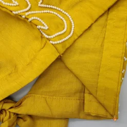Fashion Ruffle Neckline Mustard Top And Lehenga Ethnic Wear | Lehengas & Ghagras