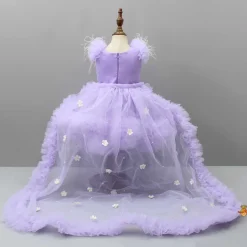 Discount Ruffled Dress With Matching Bow And Swirled Bowie Headband Dresses & Sets | Dresses