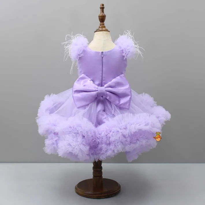 Discount Ruffled Dress With Matching Bow And Swirled Bowie Headband Dresses & Sets | Dresses