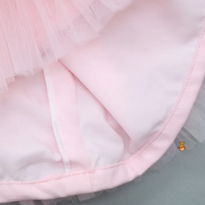 Clearance Sequin Detail Pink Net Dress Dresses & Sets | Dresses