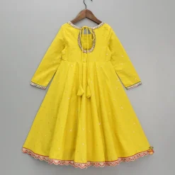 Discount Sequin Detail Yellow Kurti With Matching Dupatta Ethnic Wear | Kurtis & Jumpsuits