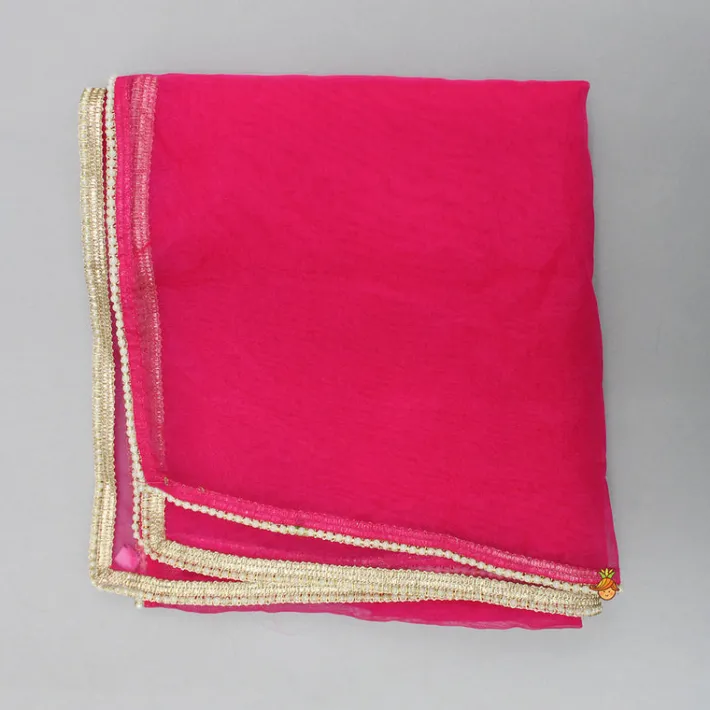 Discount Sequin Embroidered Pink Top And Lehenga With Matching Net Dupatta Ethnic Wear | Lehengas & Ghagras