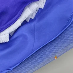 Clearance Sequined Ruffled Blue Dress With Bows And Matching Swirled Bow Hairclip Dresses & Sets | Dresses