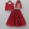 New Sequins Embellished Fancy Scalloped Top And Lehenga With Matching Dupatta Ethnic Wear | Lehengas & Ghagras