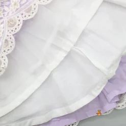 Sale Sequins Embellished Lilac Top And Lehenga With Dupatta And Potli Bag Ethnic Wear | Lehengas & Ghagras