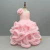 Online Sequins Embellished One Shoulder Layered Gown Dresses & Sets | Gowns