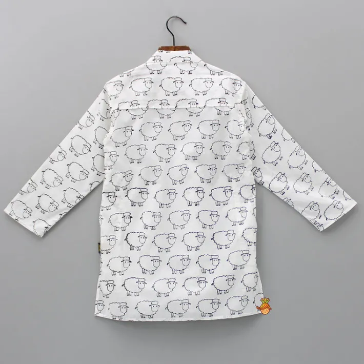 Fashion Sheep Hand Block Printed Kurta BOY Indian Ethnic Wear | Kurtas