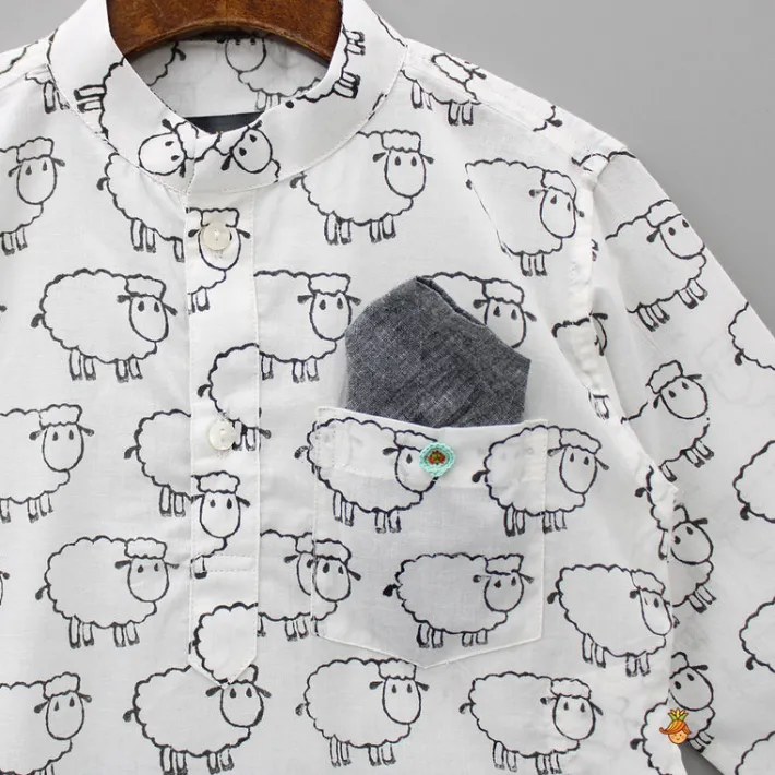 Fashion Sheep Hand Block Printed Kurta BOY Indian Ethnic Wear | Kurtas