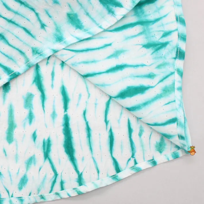 Outlet Shibori Printed Green Shirt BOY Shirts & Tees