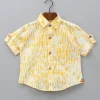 Sale Shibori Printed Yellow Shirt BOY Shirts & Tees