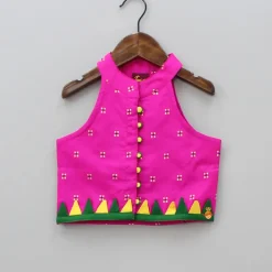 Discount Sleeveless Hot Pink Top And Palazzo Ethnic Wear | Palazzos & Shararas