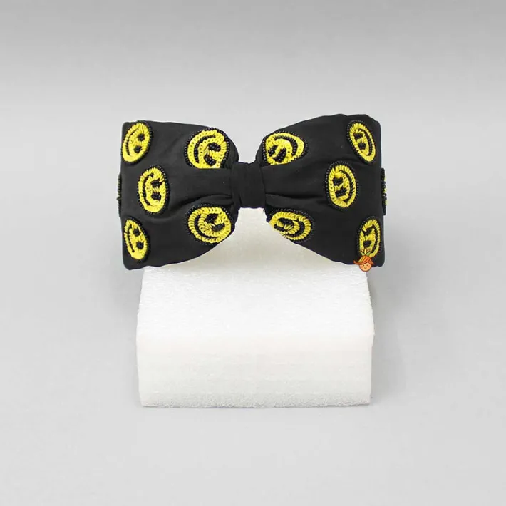 Clearance Smiley Face Embroidered Hairband Hair Accessories | Hair Bands