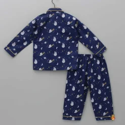 Fashion Space Printed Blue Sleepwear BOY Sleep Wear | Sleepwear