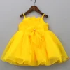 New Spaghetti Straps Sleeveless Organza Yellow Dress Dresses & Sets | Dresses
