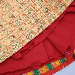 Sale Splendid Sequins Work Red Top And Lehenga With Dupatta Ethnic Wear | Lehengas & Ghagras